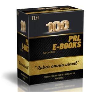 100 Ebooks PLR com Direito de Revenda - Seja um Produtor Digital!