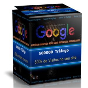 Serviço de tráfego orgânico do Google gerando 500 mil visitas