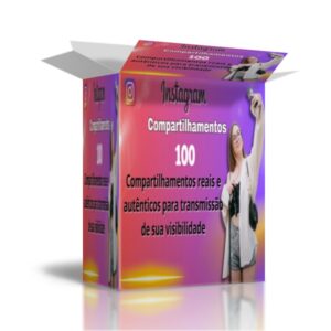 Pacote de 100 compartilhamentos no Instagram por apenas R$ 2,00 - promoção imperdível